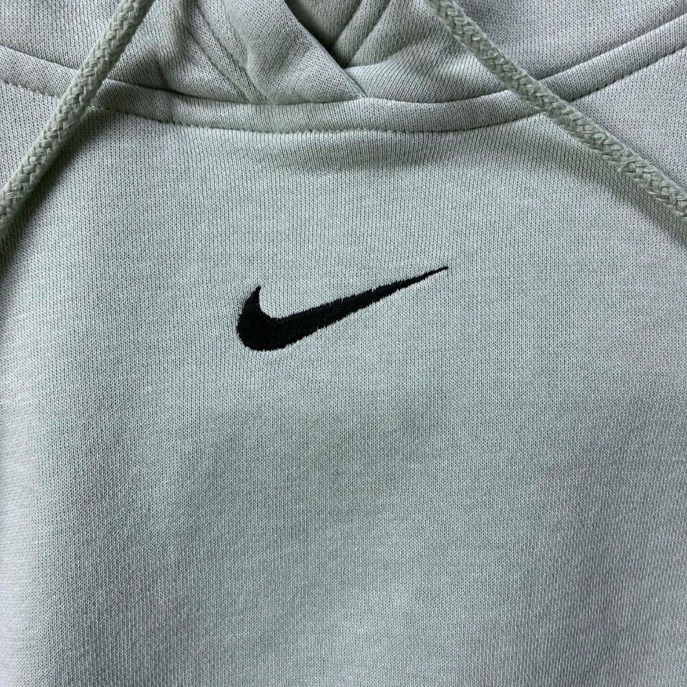 Nike Hoodie Men Small Center Swoosh Pullover Mint Travis Scott Style Fleece Logo - Picture 5 of 7